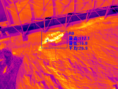 红外热像仪在煤矿下检测高温设备