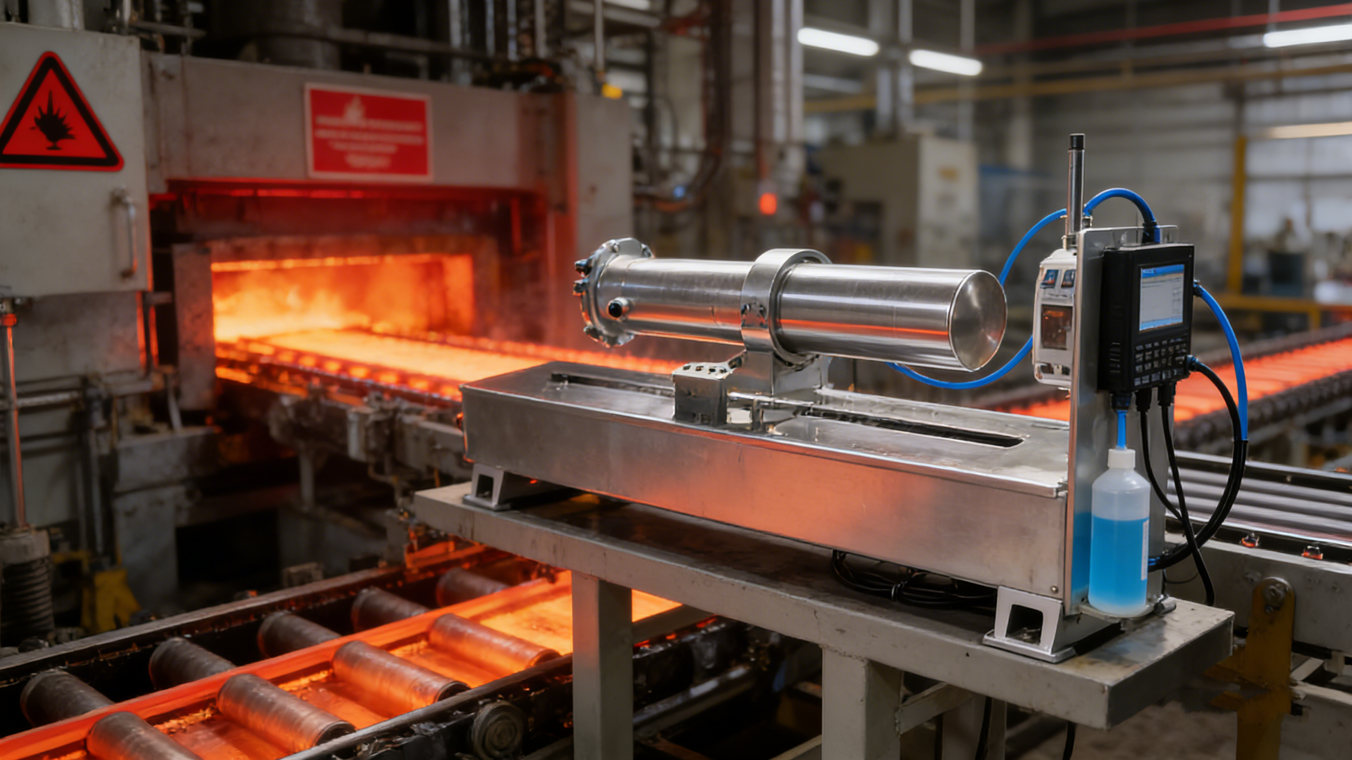 中波红外热像仪在工业车间的安装状态和实际运行效果